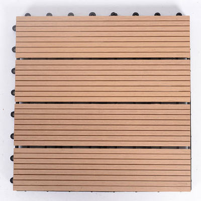 Weiße tragbare einfache Plattform-Terrasse DIY Wpc Innen-Wpc-Wand 310 X22 Millimeter