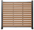 1.5M 1 freundlicher zusammengesetzter dekorativer Zaun Panels WPC-Zaun-Panels Dampproofs ECO