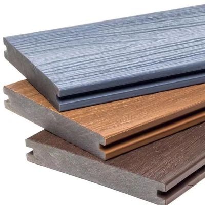 Anti- UV-zusammengesetzter Decking 3d Gehweg-Grey Wood Plastic Composite Floorings WPC