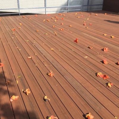 146 x 22mm die Buche Wpc-Bauholz Decking bereitete festes zusammengesetztes Holz im Freien auf