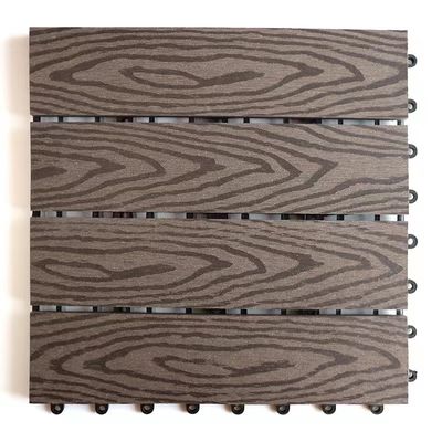Antiplagen WPC DIY Decking 140 x 40mm hohle Diy zusammengesetzte Decking-Fliesen
