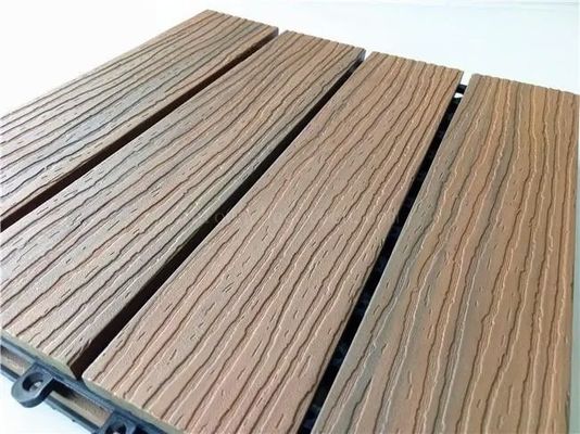 Antibeleg 146 x 22mm WPC zusammengesetzter Decking 50mm Decking-Brett-hohler Balkon Wpc